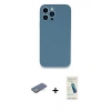 MARSİLYAN™- iPhone 13 Pro Max Kılıf Zirve Modern Özel Seri - Şeffaf Pasifik Cam Ekran Koruyucu + Renkli Kamera Lens Koruma Cam - YL