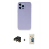 MARSİLYAN™- iPhone 13 Pro Max Kılıf Zirve Modern Özel Seri - Siyah 6D Mat Seramik Hayalet Nano Ekran Koruyucu + Raze Metal Kamera Lens - GD