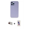MARSİLYAN™- iPhone 13 Pro Max Kılıf Zirve Modern Özel Seri - Siyah Joko 5D Cam + Rainbow Kamera Lens Koruma Cam - KI