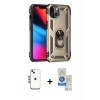MARSİLYAN™- iPhone 14 Kılıf Ahenk Klasik Koleksiyonu - Şeffaf Royal Nano Ekran Koruyucu + Shine Kamera Lens - MI