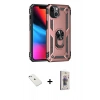 MARSİLYAN™- iPhone 14 Kılıf Ahenk Klasik Koleksiyonu - Siyah Bilvis 3D Cam Ekran Koruyucu + Diamond Kamera Lens - SABE