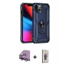 MARSİLYAN™- iPhone 14 Kılıf Ahenk Klasik Koleksiyonu - Siyah Bilvis 3D Cam Ekran Koruyucu + Raze Metal Kamera Lens - GS