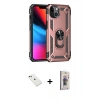 MARSİLYAN™- iPhone 14 Kılıf Ahenk Klasik Koleksiyonu - Siyah Bilvis 3D Cam Ekran Koruyucu + Diamond Kamera Lens - YL