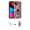 MARSİLYAN™- iPhone 14 Kılıf Ahenk Klasik Koleksiyonu - Siyah Bilvis Hayalet Cam Ekran Koruyucu + Diamond Kamera Lens - PE