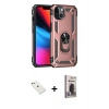 MARSİLYAN™- iPhone 14 Kılıf Ahenk Klasik Koleksiyonu - Siyah Bilvis Hayalet Cam Ekran Koruyucu + Diamond Kamera Lens - PE