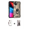 MARSİLYAN™- iPhone 14 Kılıf Ahenk Klasik Koleksiyonu - Siyah Bilvis Hayalet Cam Ekran Koruyucu + Shine Kamera Lens - KI