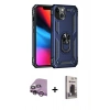 MARSİLYAN™- iPhone 14 Kılıf Ahenk Klasik Koleksiyonu - Siyah Bilvis Hayalet Cam Ekran Koruyucu + Raze Metal Kamera Lens - MR