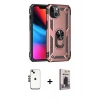 MARSİLYAN™- iPhone 14 Kılıf Ahenk Klasik Koleksiyonu - Siyah Bilvis Hayalet Cam Ekran Koruyucu + Shine Kamera Lens - SH