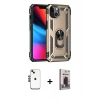 MARSİLYAN™- iPhone 14 Kılıf Ahenk Klasik Koleksiyonu - Siyah Bilvis Hayalet Cam Ekran Koruyucu + Shine Kamera Lens - SH