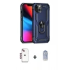 MARSİLYAN™- iPhone 14 Kılıf Ahenk Klasik Koleksiyonu - Siyah Joko Magic 5D Cam + Shine Kamera Lens - KI