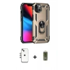 MARSİLYAN™- iPhone 14 Kılıf Ahenk Klasik Koleksiyonu - Siyah Joko Magic 5D Hayalet Cam + Shine Kamera Lens - GI
