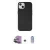 MARSİLYAN™- iPhone 14 Kılıf Ahenk Serisi - Siyah Joko Magic 5D Cam + Raze Metal Kamera Lens - GS