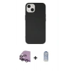 MARSİLYAN™- iPhone 14 Kılıf Ahenk Serisi - Siyah Joko Magic 5D Cam + Raze Metal Kamera Lens - MR