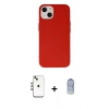 MARSİLYAN™- iPhone 14 Kılıf Ahenk Serisi - Siyah Joko Magic 5D Cam + Shine Kamera Lens - GI