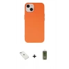 MARSİLYAN™- iPhone 14 Kılıf Ahenk Serisi - Siyah Joko Magic 5D Hayalet Cam + Diamond Kamera Lens - SABE