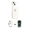 MARSİLYAN™- iPhone 14 Kılıf Ahenk Yansıma Prime - Şeffaf 360 Full Body Arka Koruyucu + Shine Kamera Lens - GD
