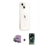 MARSİLYAN™- iPhone 14 Kılıf Ahenk Yansıma Prime - Şeffaf 360 Full Body Arka Koruyucu + Raze Metal Kamera Lens - GS