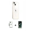 MARSİLYAN™- iPhone 14 Kılıf Ahenk Yansıma Prime - Şeffaf 360 Full Body Arka Koruyucu + Shine Kamera Lens - YL