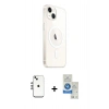 MARSİLYAN™- iPhone 14 Kılıf Ahenk Yansıma Prime - Şeffaf Royal Nano Ekran Koruyucu + Shine Kamera Lens - GS