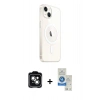 MARSİLYAN™- iPhone 14 Kılıf Ahenk Yansıma Prime - Şeffaf Royal Nano Ekran Koruyucu + PVD Metal Kamera Lens - YL