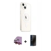 MARSİLYAN™- iPhone 14 Kılıf Ahenk Yansıma Prime - Siyah 3D Antistatik Hayalet Cam Ekran Koruyucu + Raze Metal Kamera Lens - KI