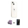 MARSİLYAN™- iPhone 14 Kılıf Ahenk Yansıma Prime - Siyah 3D Antistatik Hayalet Cam Ekran Koruyucu + Raze Metal Kamera Lens - GS