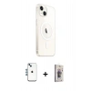 MARSİLYAN™- iPhone 14 Kılıf Ahenk Yansıma Prime - Siyah Bilvis 3D Cam Ekran Koruyucu + Shine Kamera Lens - MI