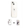 MARSİLYAN™- iPhone 14 Kılıf Ahenk Yansıma Prime - Siyah Bilvis 3D Mat Cam Ekran Koruyucu + Shine Kamera Lens - KI