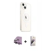 MARSİLYAN™- iPhone 14 Kılıf Ahenk Yansıma Prime - Siyah Bilvis 3D Mat Cam Ekran Koruyucu + Raze Metal Kamera Lens - MR