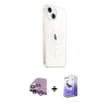 MARSİLYAN™- iPhone 14 Kılıf Ahenk Yansıma Prime - Siyah Bilvis 5in1 5D Magic Hayalet Cam Ekran Koruyucu + Raze Metal Kamera Lens - MR