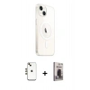 MARSİLYAN™- iPhone 14 Kılıf Ahenk Yansıma Prime - Siyah Bilvis Hayalet Cam Ekran Koruyucu + Shine Kamera Lens - GD