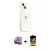 MARSİLYAN™- iPhone 14 Kılıf Ahenk Yansıma Prime - Siyah Buffer Cam Ekran Koruyucu + Raze Metal Kamera Lens - KI