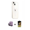 MARSİLYAN™- iPhone 14 Kılıf Ahenk Yansıma Prime - Siyah Buffer Cam Ekran Koruyucu + Raze Metal Kamera Lens - SH