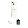 MARSİLYAN™- iPhone 14 Kılıf Ahenk Yansıma Prime - Siyah Buffer Hayalet Cam Ekran Koruyucu + Diamond Kamera Lens - SABE