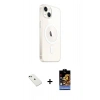 MARSİLYAN™- iPhone 14 Kılıf Ahenk Yansıma Prime - Siyah Buffer Hayalet Cam Ekran Koruyucu + Diamond Kamera Lens - YL