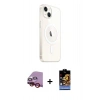 MARSİLYAN™- iPhone 14 Kılıf Ahenk Yansıma Prime - Siyah Buffer Hayalet Cam Ekran Koruyucu + Raze Metal Kamera Lens - KI
