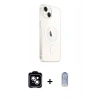 MARSİLYAN™- iPhone 14 Kılıf Ahenk Yansıma Prime - Siyah Joko Magic 5D Cam + PVD Metal Kamera Lens - MI
