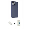 MARSİLYAN™- iPhone 14 Kılıf Atlas Form - Şeffaf Pasifik Cam Ekran Koruyucu + Diamond Kamera Lens - SABE