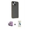 MARSİLYAN™- iPhone 14 Kılıf Atlas Form - Şeffaf Pasifik Cam Ekran Koruyucu + Raze Metal Kamera Lens - MR