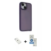 MARSİLYAN™- iPhone 14 Kılıf Atlas Form - Şeffaf Royal Nano Ekran Koruyucu + Diamond Kamera Lens - SABE