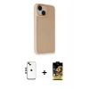 MARSİLYAN™- iPhone 14 Kılıf Atlas Form - Siyah Buffer Cam Ekran Koruyucu + Shine Kamera Lens - GD
