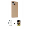 MARSİLYAN™- iPhone 14 Kılıf Atlas Form - Siyah Buffer Cam Ekran Koruyucu + Shine Kamera Lens - MI