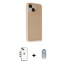 MARSİLYAN™- iPhone 14 Kılıf Atlas Form - Siyah Joko Magic 5D Cam + Shine Kamera Lens - YL