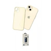 MARSİLYAN™- iPhone 14 Kılıf Atlas Minimal Prime - Siyah Bilvis Hayalet Cam Ekran Koruyucu