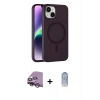 MARSİLYAN™- iPhone 14 Kılıf Çekirdek Modern Prime - Siyah Joko Magic 5D Cam + Raze Metal Kamera Lens - GS