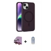 MARSİLYAN™- iPhone 14 Kılıf Çekirdek Modern Prime - Siyah Joko Magic 5D Cam + Raze Metal Kamera Lens - KI