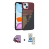 MARSİLYAN™- iPhone 14 Kılıf Doruk Serisi - Şeffaf Royal Nano Ekran Koruyucu + Raze Metal Kamera Lens - KI