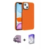 MARSİLYAN™- iPhone 14 Kılıf Doruk Serisi - Siyah Bilvis 5in1 3D Magic Cam Ekran Koruyucu + Raze Metal Kamera Lens - MR
