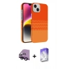 MARSİLYAN™- iPhone 14 Kılıf Doruk Serisi - Siyah Bilvis 5in1 3D Magic Cam Ekran Koruyucu + Raze Metal Kamera Lens - SH