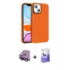 MARSİLYAN™- iPhone 14 Kılıf Doruk Serisi - Siyah Bilvis 5in1 5D Magic Hayalet Cam Ekran Koruyucu + Raze Metal Kamera Lens - SH